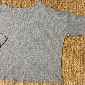 Light Blue Pullover Knit Top